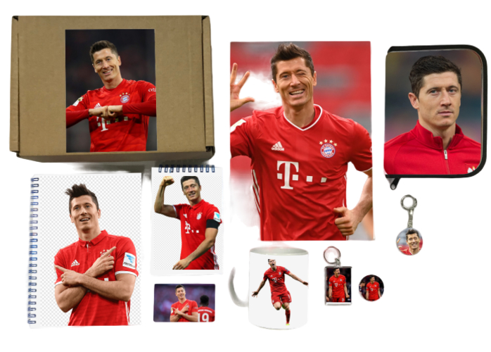 

Бокс GOODbrelok Роберт Левандовский, Robert Lewandowski №1