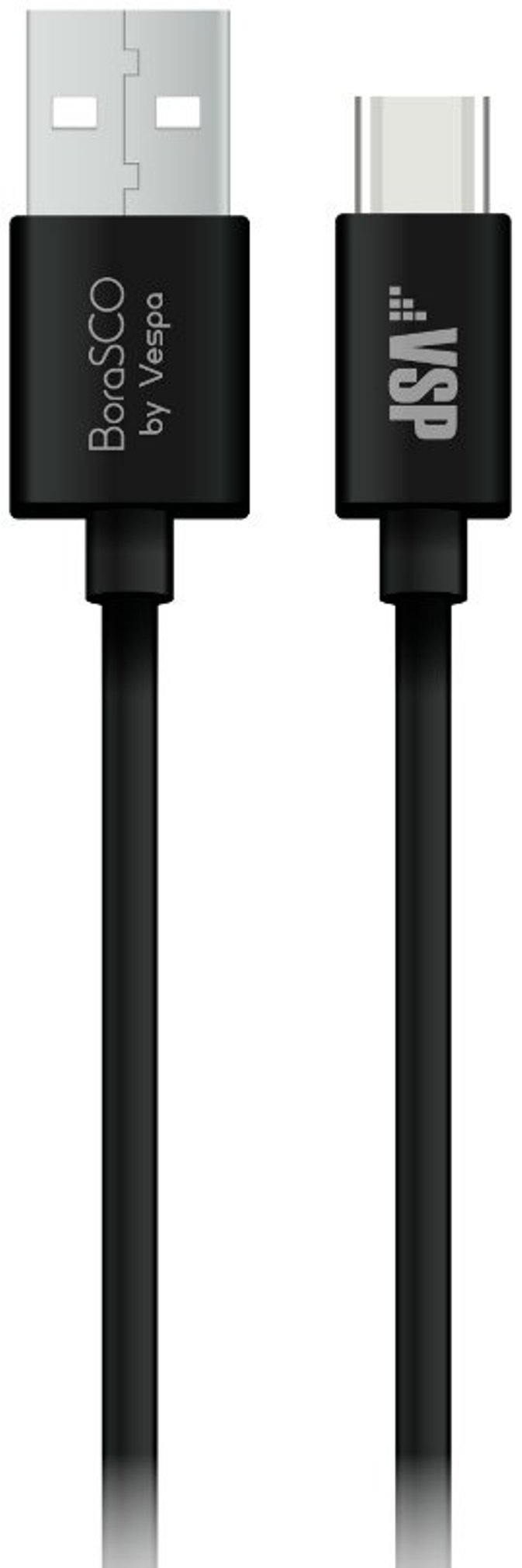 

Кабель BoraSCO USB - USB Type-C 1А, 1 м, черный (37340)