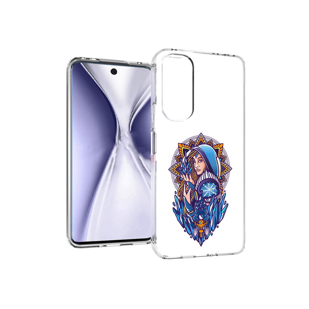 

Чехол MyPads Tocco для Huawei Honor X20 кристал мейден дота 2, Прозрачный, Tocco
