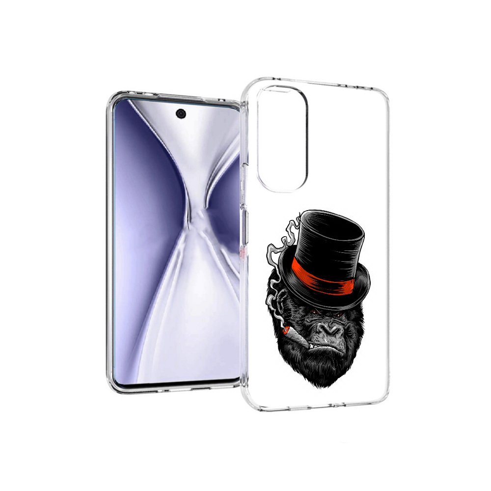 

Чехол MyPads Tocco для Huawei Honor X20 дизайнерская горилла, Прозрачный, Tocco