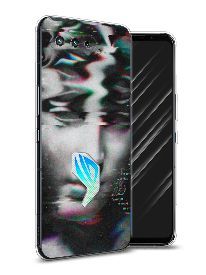 

Чехол Awog на Asus ROG Phone 5S "Glitch Art", Серый, 44550-9