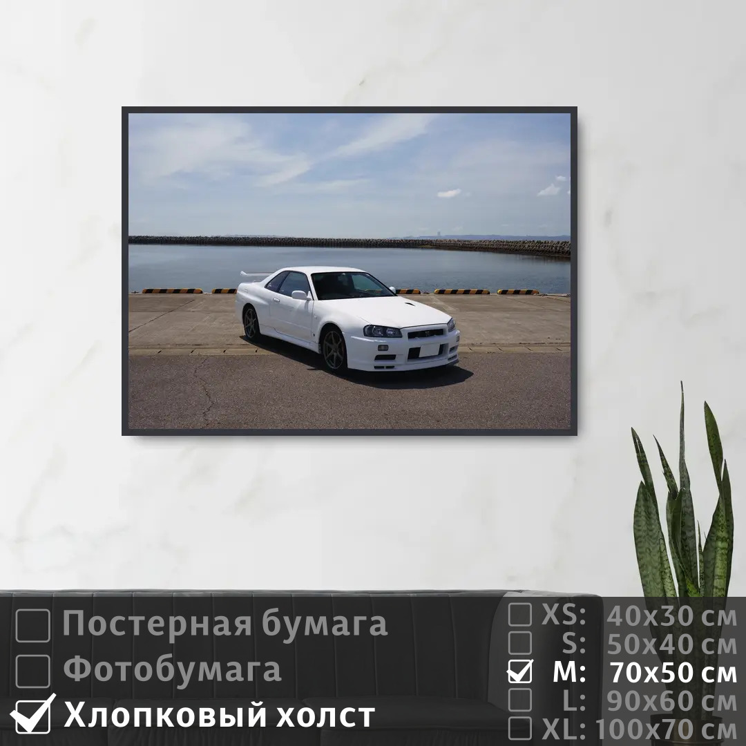 

Постер на холсте ПолиЦентр Ниссан турбо 70х50 см, НиссанТурбо