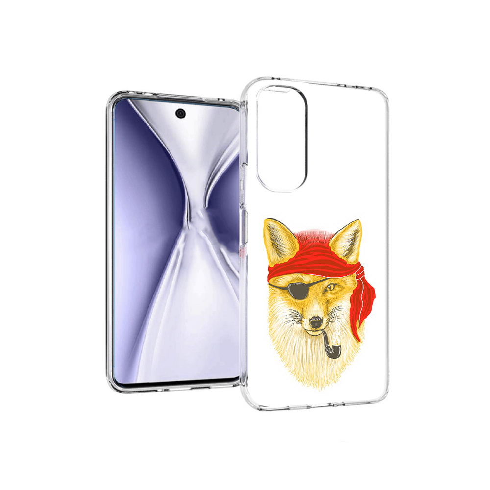 

Чехол MyPads Tocco для Huawei Honor X20 лиса-пират, Прозрачный, Tocco