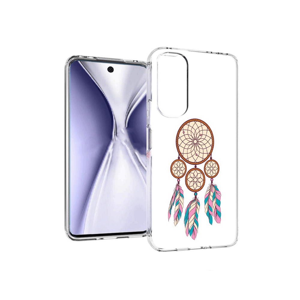 

Чехол MyPads Tocco для Huawei Honor X20 ловец снов бежевый, Прозрачный, Tocco