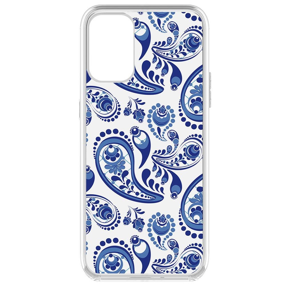 Чехол-накладка Krutoff Clear Case Гжель для OnePlus 9R