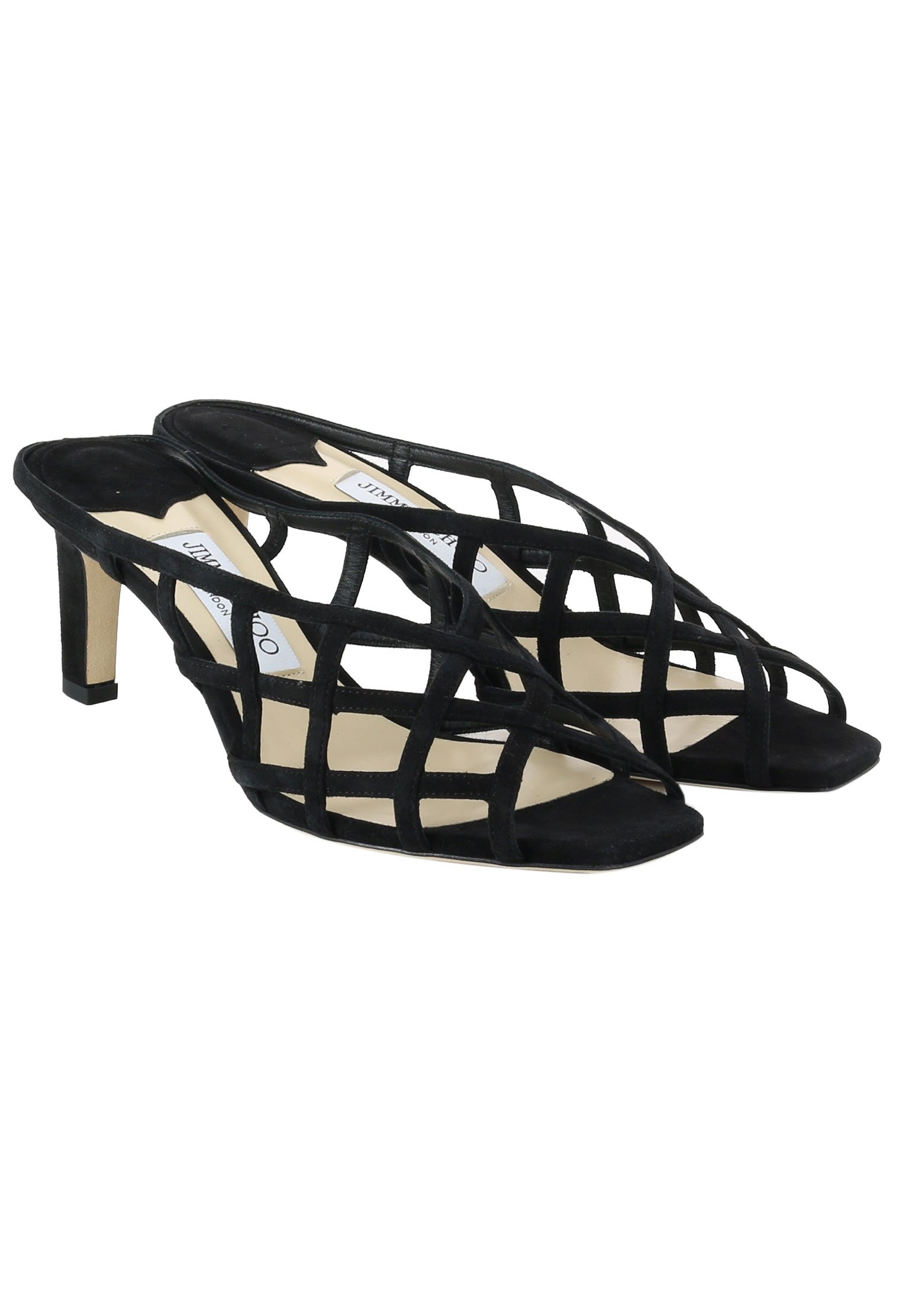 фото Мюли женские jimmy choo 112551 черные 38 eu