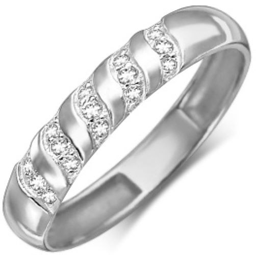 

Кольцо из белого золота с бриллиантом р. 18,5 PLATINA jewelry 01-1540-00-101-1120-30, 01-1540-00-101-1120-30