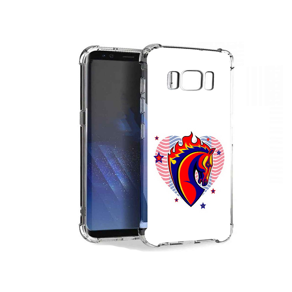 

Чехол MyPads Tocco для Samsung Galaxy S8+ ФК ЦСЛ Лошадь, Tocco