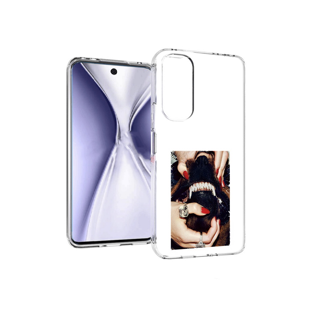 

Чехол MyPads Tocco для Huawei Honor X20 маникюр, Прозрачный, Tocco