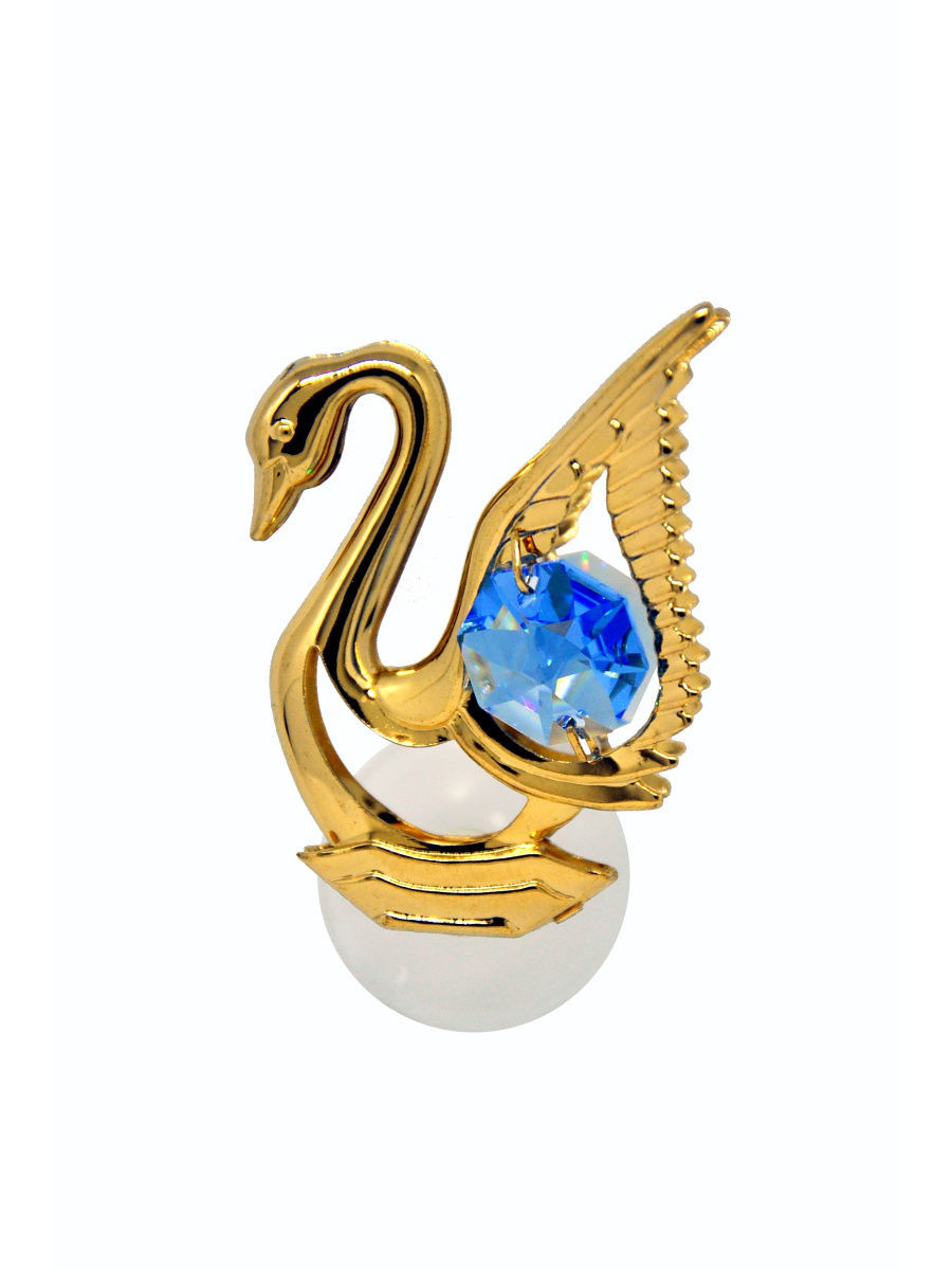 

Фигурка Лебедь на присоске CRYSTOCRAFT 27-007-GВL золотистый, 27-007-GВL