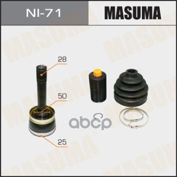 

ШРУС MASUMA 25X50X28 (1/6)