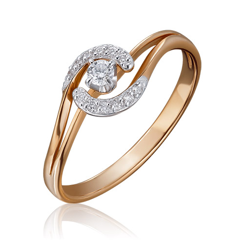 

Кольцо из золота р. , PLATINA jewelry 01-1555-00-101-1111-30, бриллиант, 01-1555-00-101-1111-30