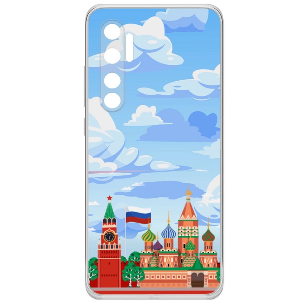 

Чехол-накладка Krutoff Clear Case Красная Площадь для Xiaomi Mi Note 10 Lite