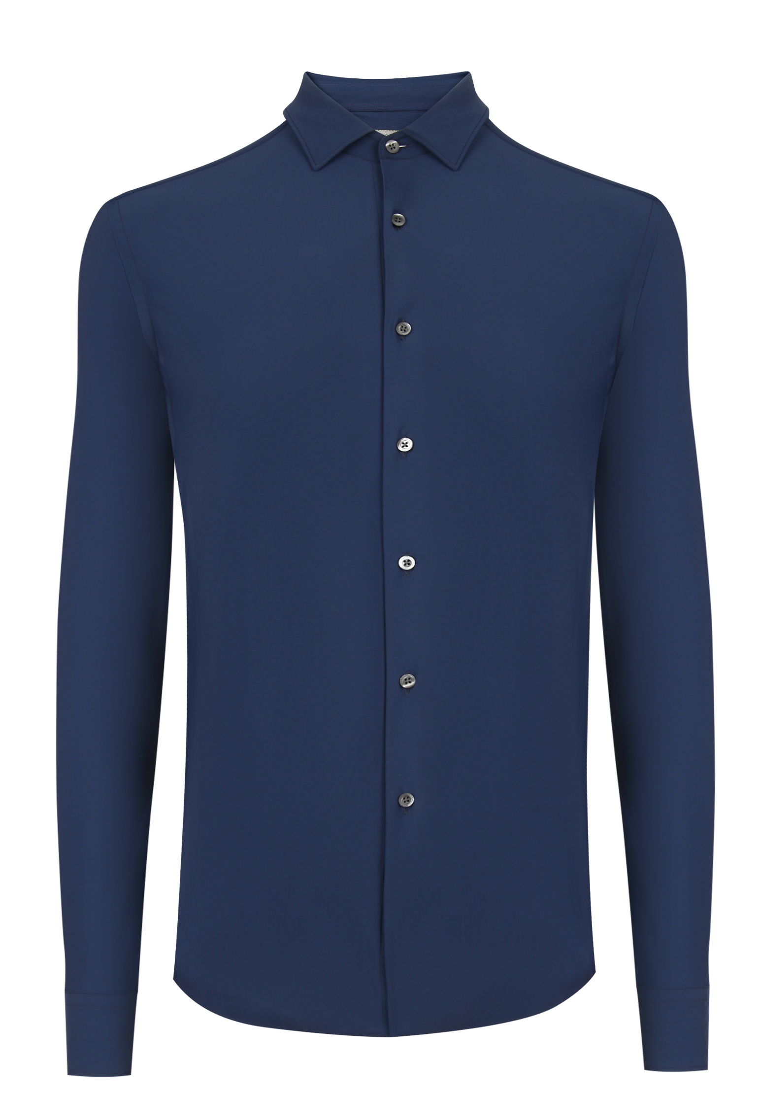 Рубашка мужская Corneliani 142657 синяя 40 CM