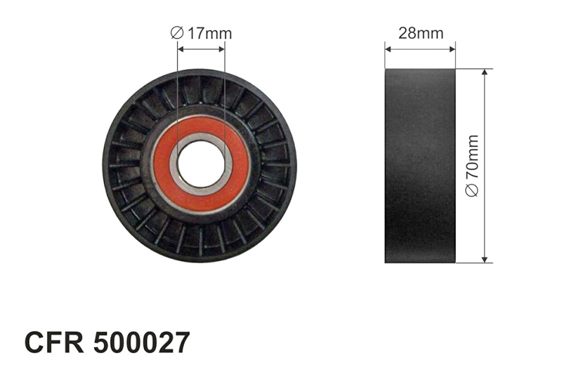 

Натяжной ролик CAFFARO 500027