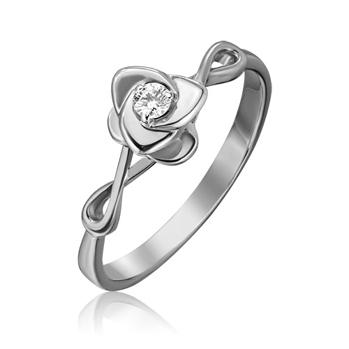 

Кольцо из золота р. , PLATINA jewelry 01-1564-00-101-1120-30, бриллиант, 01-1564-00-101-1120-30