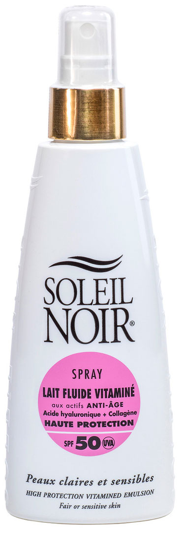 

Soleil Noir Lait Fluide Vitamine SPF50 молочко-спрей для тела