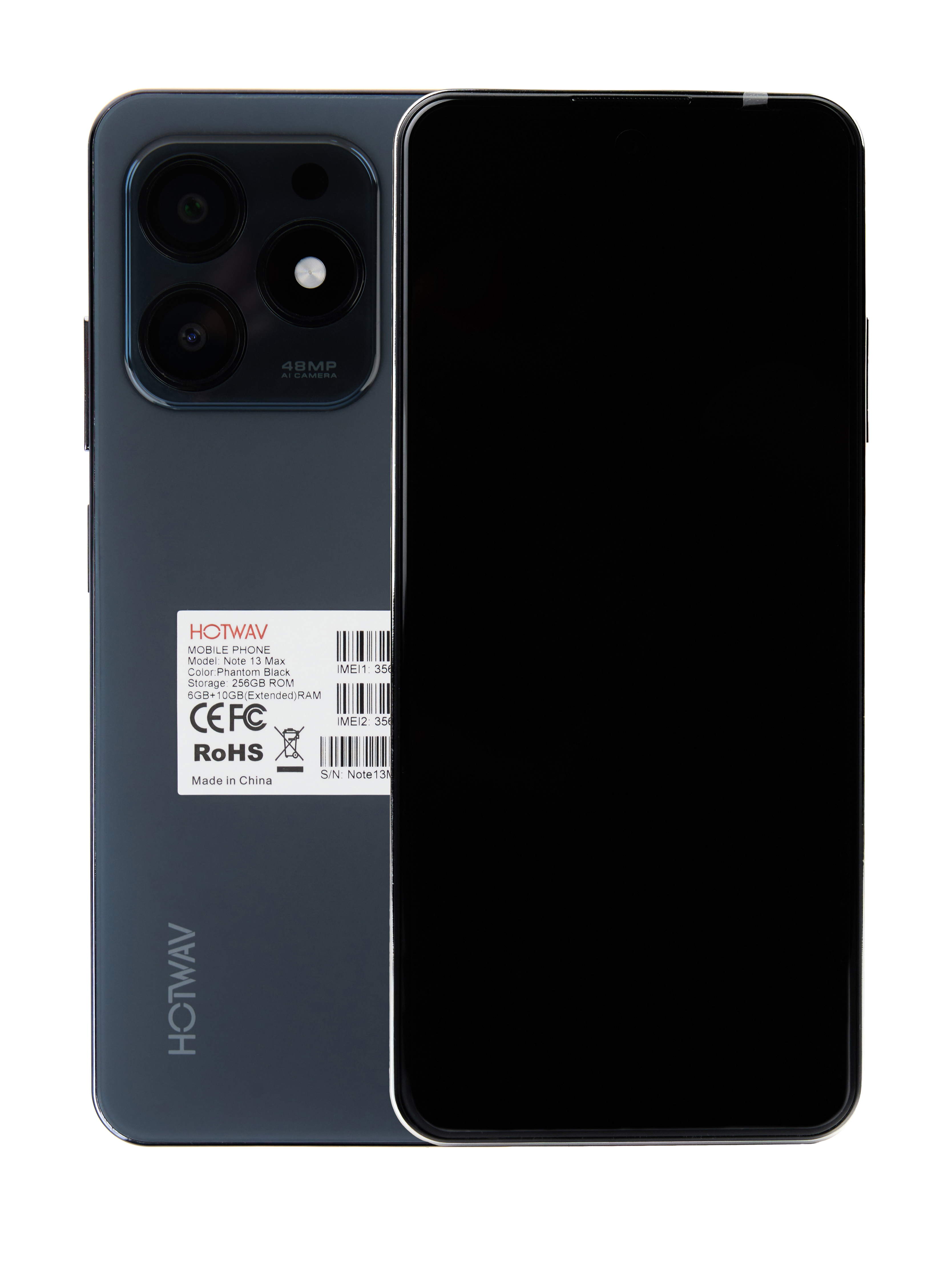 

Смартфон Hotwav Note 13 max 6/256GB phantom black, hotwavNOTE13max