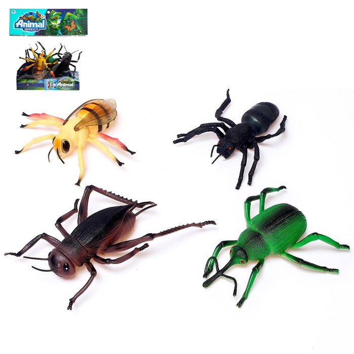 

Набор животных «Насекомые», 4 фигурки