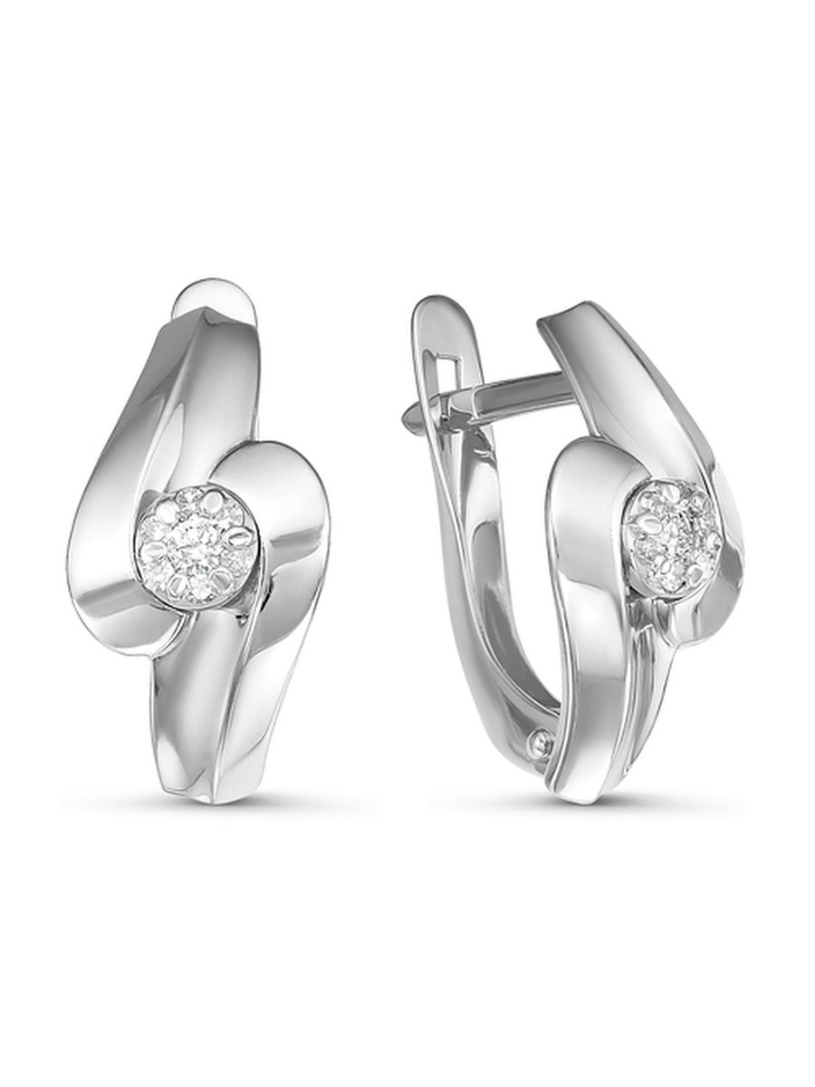 

Серьги из золота TEO MAORI 8БР121122б, бриллиант, 8БР121122б