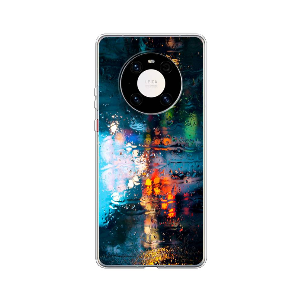 

Чехол Awog на Huawei Mate 40 Pro "Абстракция 28", Голубой, 6104450-3