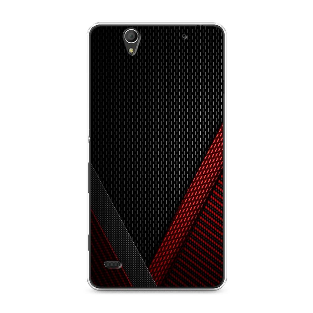 

Чехол Awog на Sony Xperia C4 "Красный карбон", Разноцветный, 52650-3