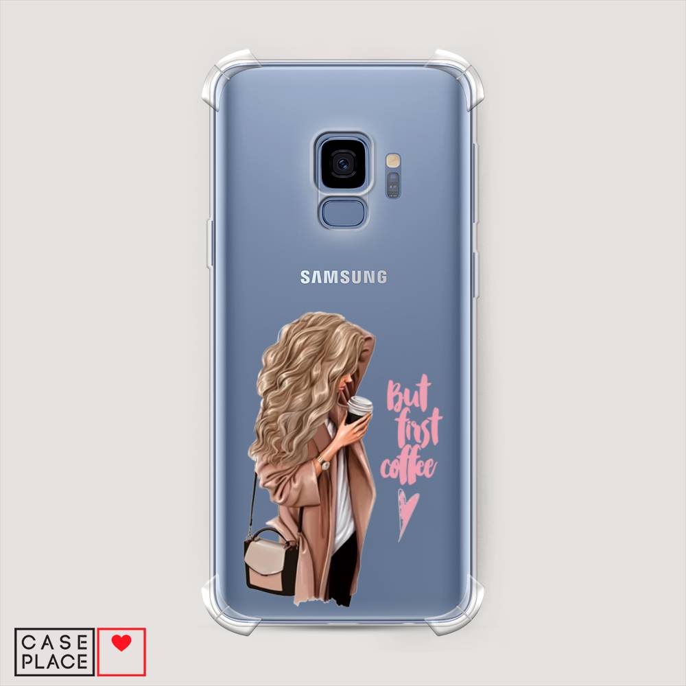 

Чехол Awog "Девушка с кофе" для Samsung Galaxy S9