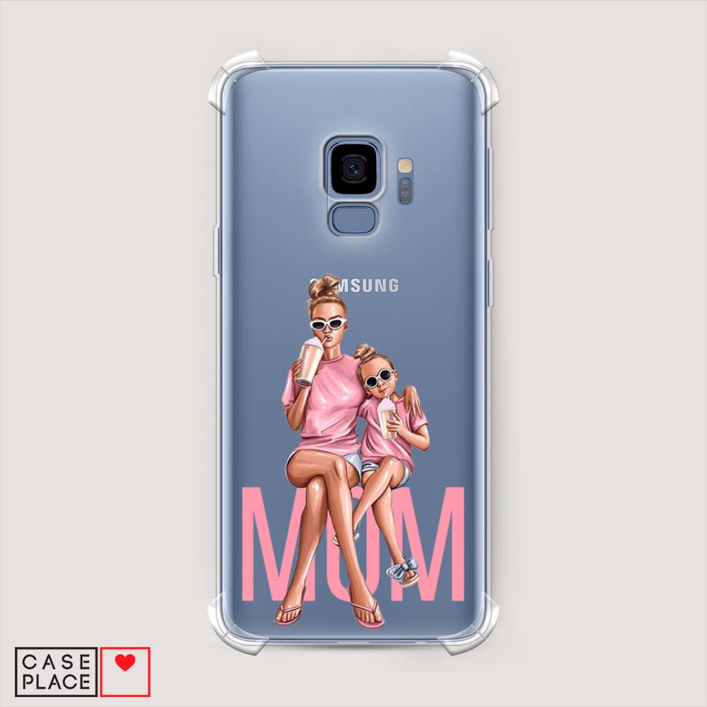 

Чехол Awog на Samsung Galaxy S9 "Lovely mom", Синий;бежевый;розовый, 25751-1
