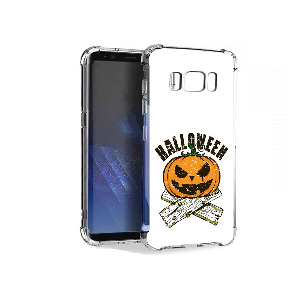 

Чехол MyPads Tocco для Samsung Galaxy S8+ Хэллоуин доски тыква, Tocco