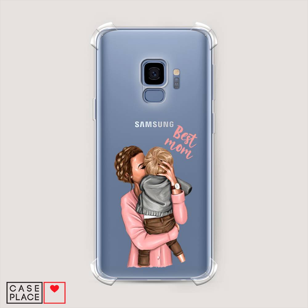 

Чехол Awog на Samsung Galaxy S9 "Мама с малышом", Розовый;коричневый;бежевый, 25751-1