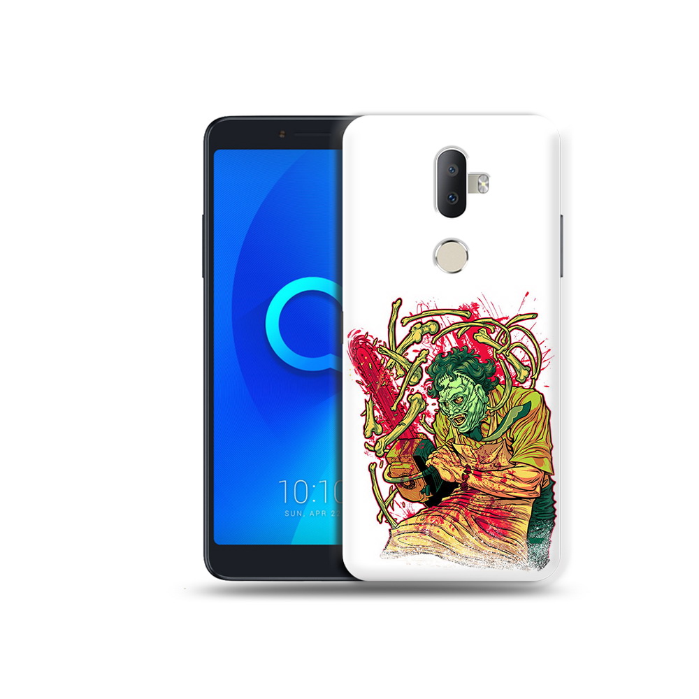 

Чехол MyPads Tocco для Alcatel 3V яркий мясник, Прозрачный, Tocco