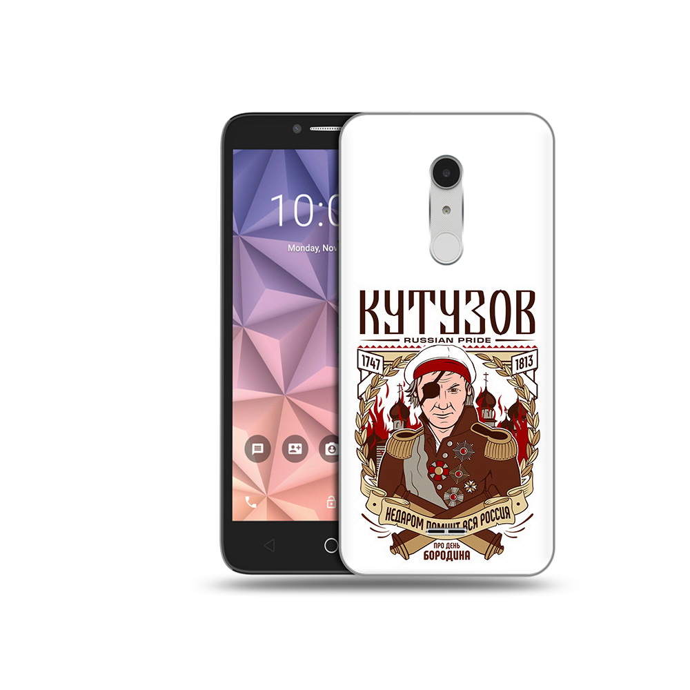

Чехол MyPads Tocco для Alcatel A3 XL Кутузов, Прозрачный, Tocco