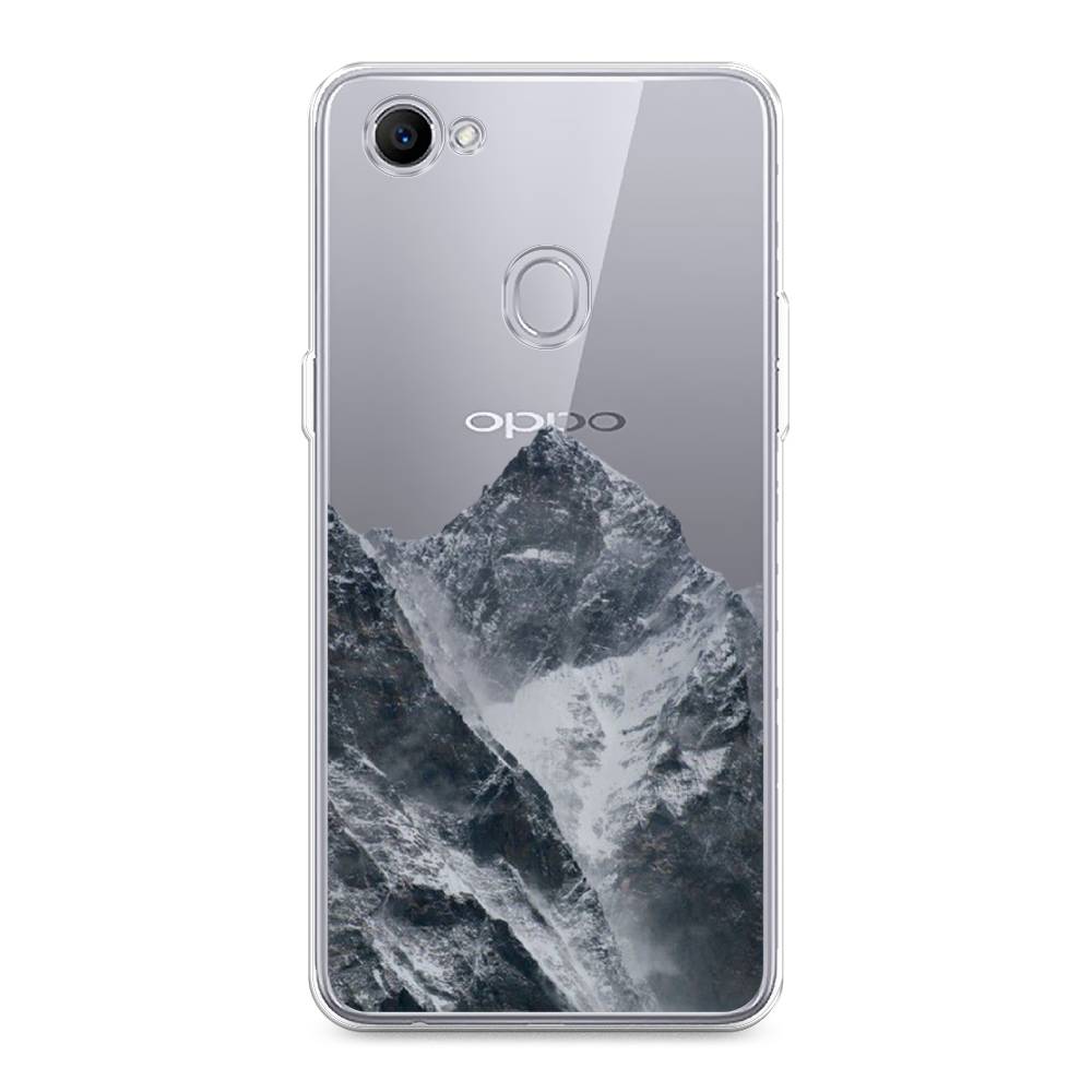 

Чехол для Oppo F7 "Горы арт 4", Серый;бежевый, 250350-2