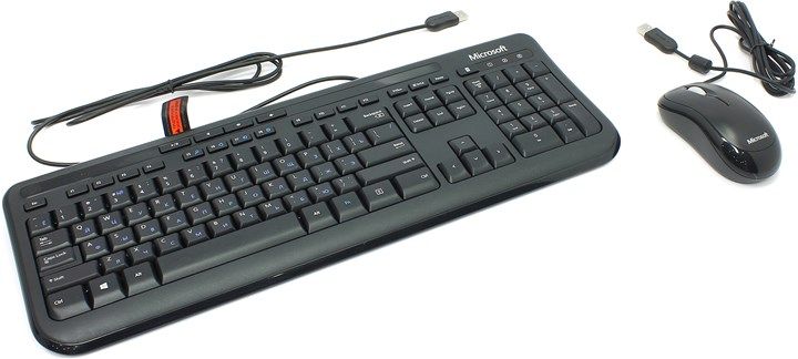 Клавиатура + мышь Microsoft Wired Desktop 600