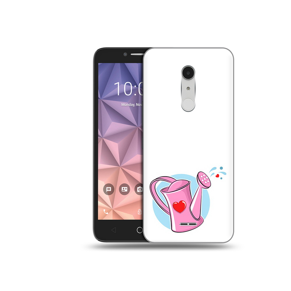 

Чехол MyPads Tocco для Alcatel A3 XL Лейка любви 14 февраля, Прозрачный, Tocco