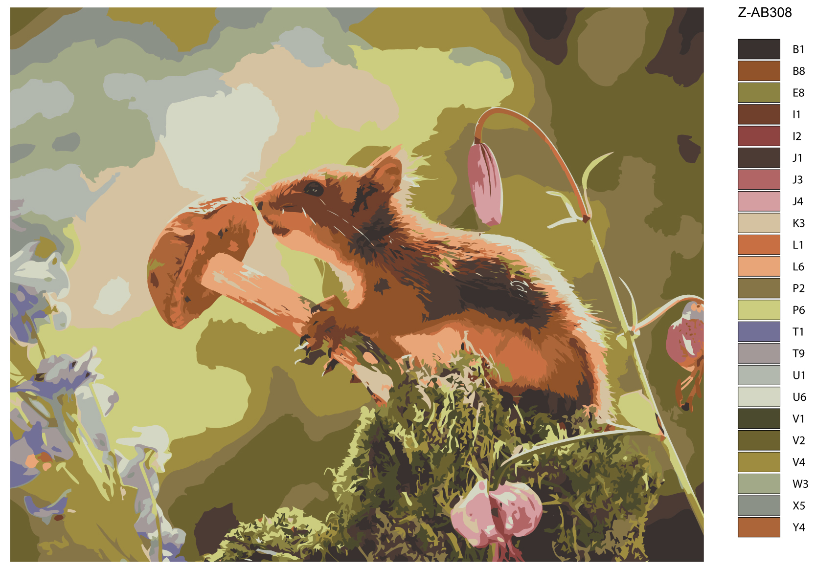 

Картина по номерам, Живопись по номерам, 72 х 90, Z-AB308, Z-AB308