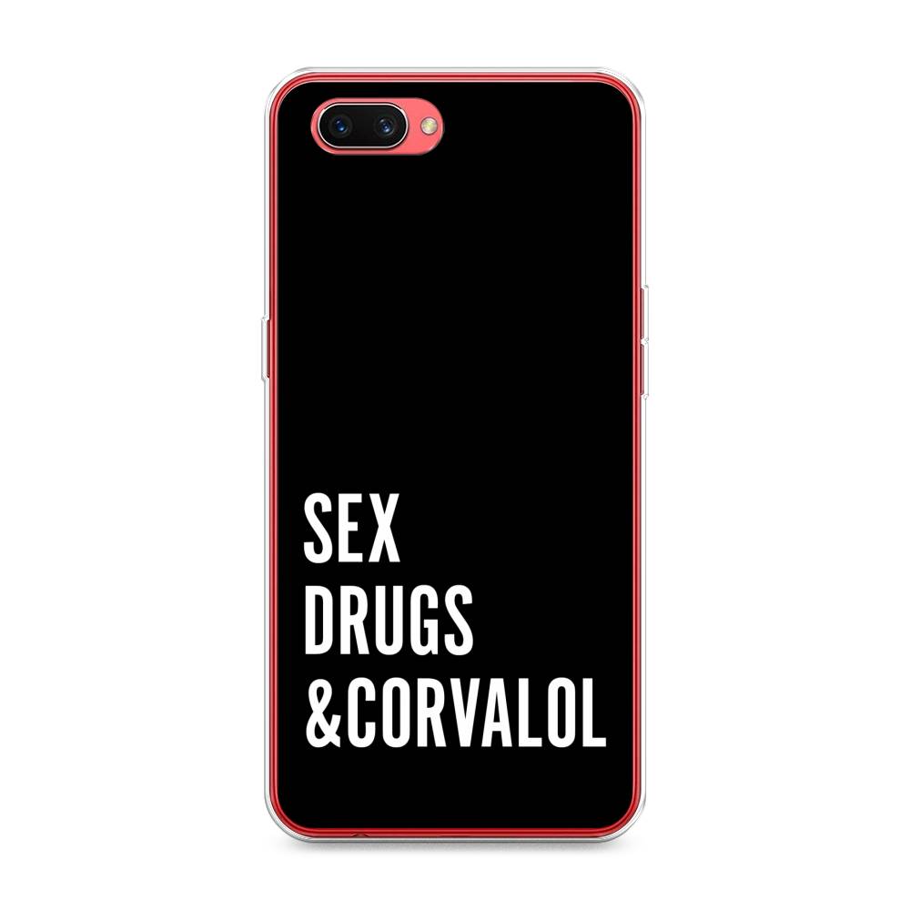 

Чехол для Oppo A3s "Corvalol", Черный;серый;белый, 250650-6