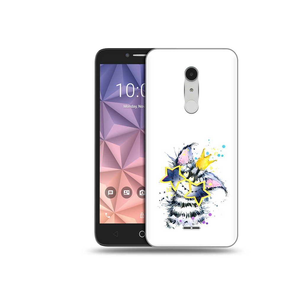 

Чехол MyPads Tocco для Alcatel A3 XL Мартовский Нуся, Прозрачный, Tocco