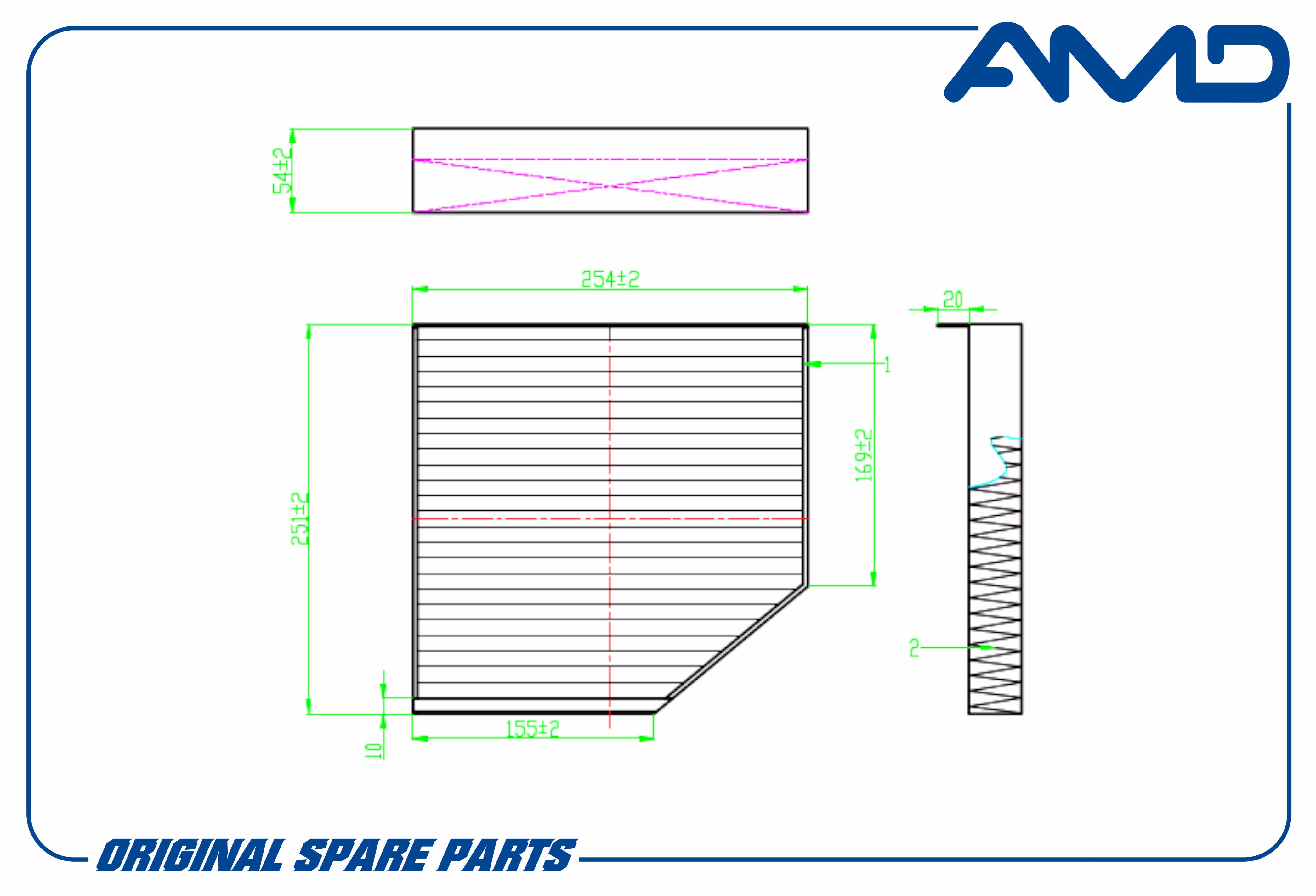 

Фильтр салонный (антибактериальный, угольный)