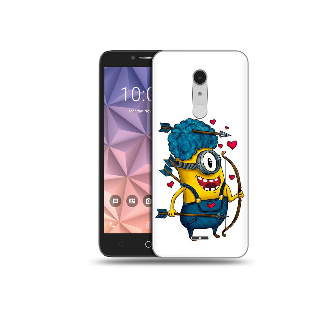 

Чехол MyPads Tocco для Alcatel A3 XL Миньон купидон, Прозрачный, Tocco