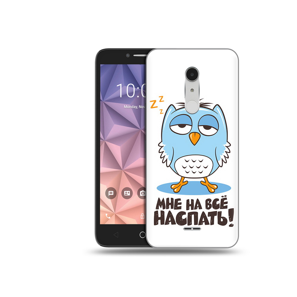 

Чехол MyPads Tocco для Alcatel A3 XL Мне на все наспать, Прозрачный, Tocco