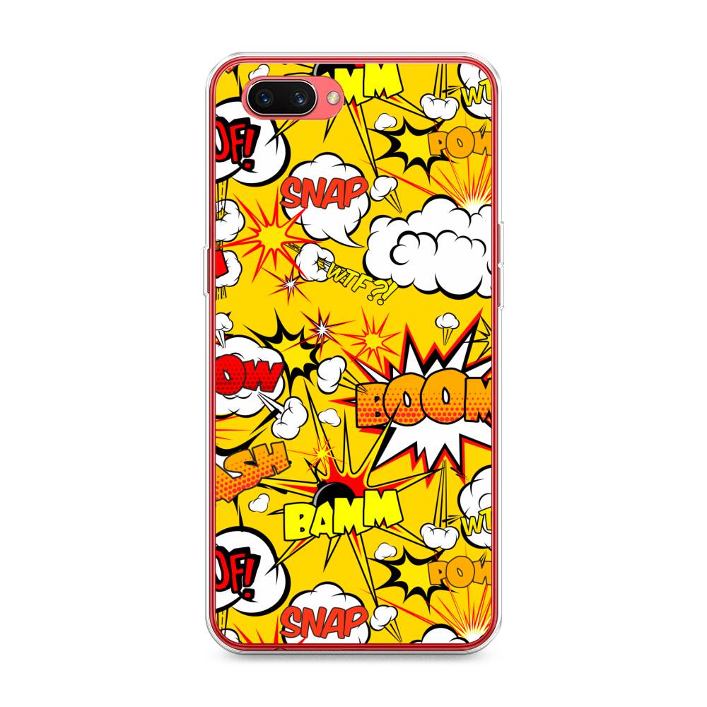 

Чехол для Oppo A3s "Поп Арт эффекты", Желтый;белый;оранжевый, 250650-6