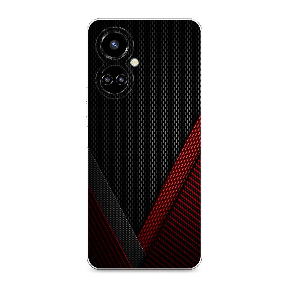 

Чехол Awog на Tecno Camon 19/19 Pro 4G "Красный карбон", Разноцветный, 302250-3