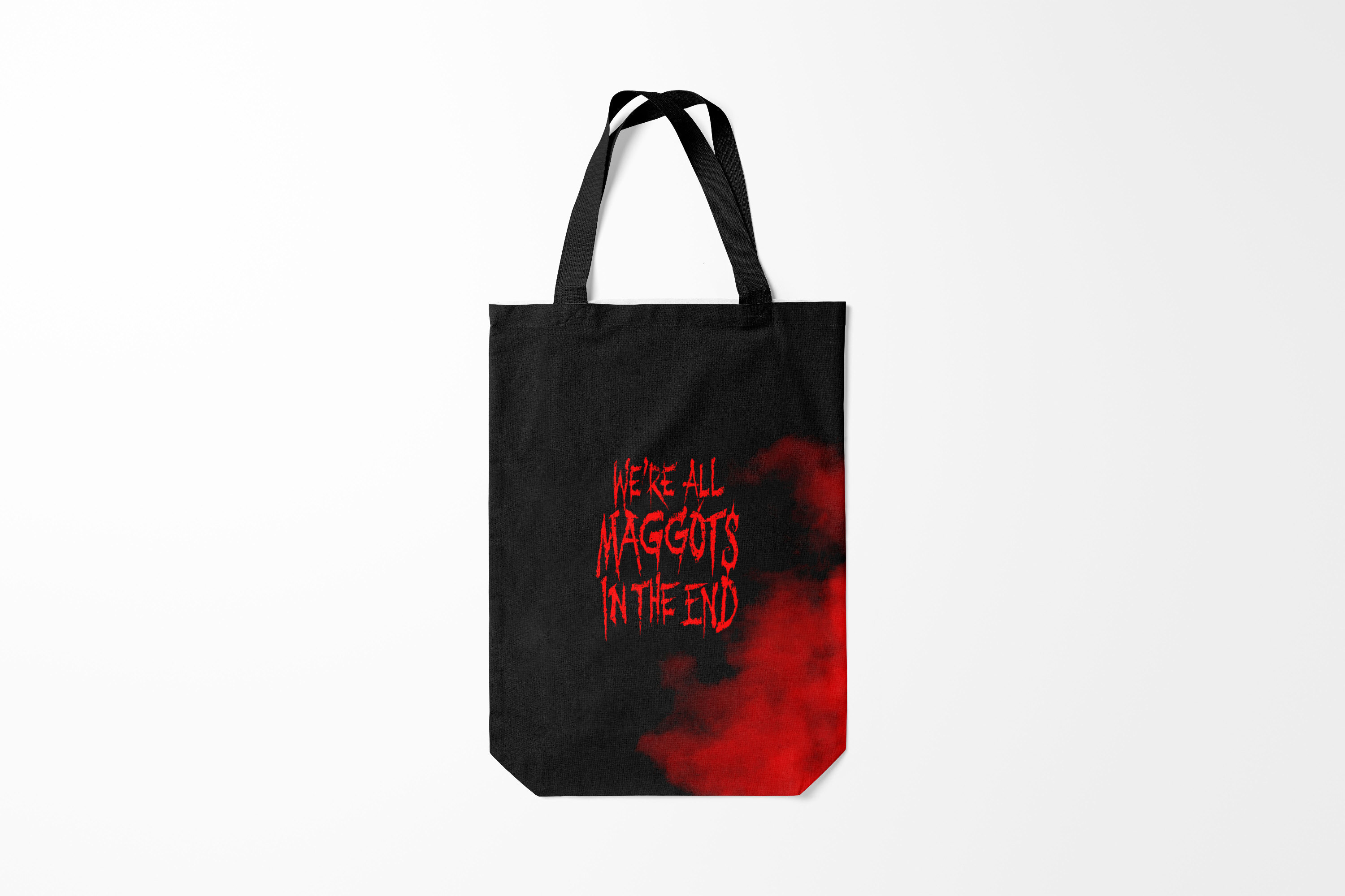 

Сумка шoппер унисекс Burnettie Slipknot Maggots, черный, Slipknot Maggots