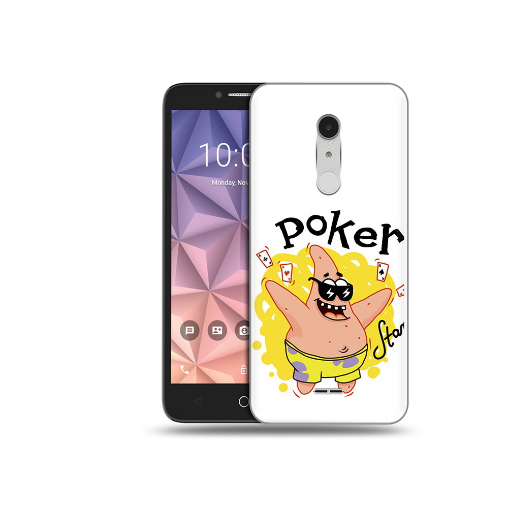 

Чехол MyPads Tocco для Alcatel A3 XL Патрик, Прозрачный, Tocco