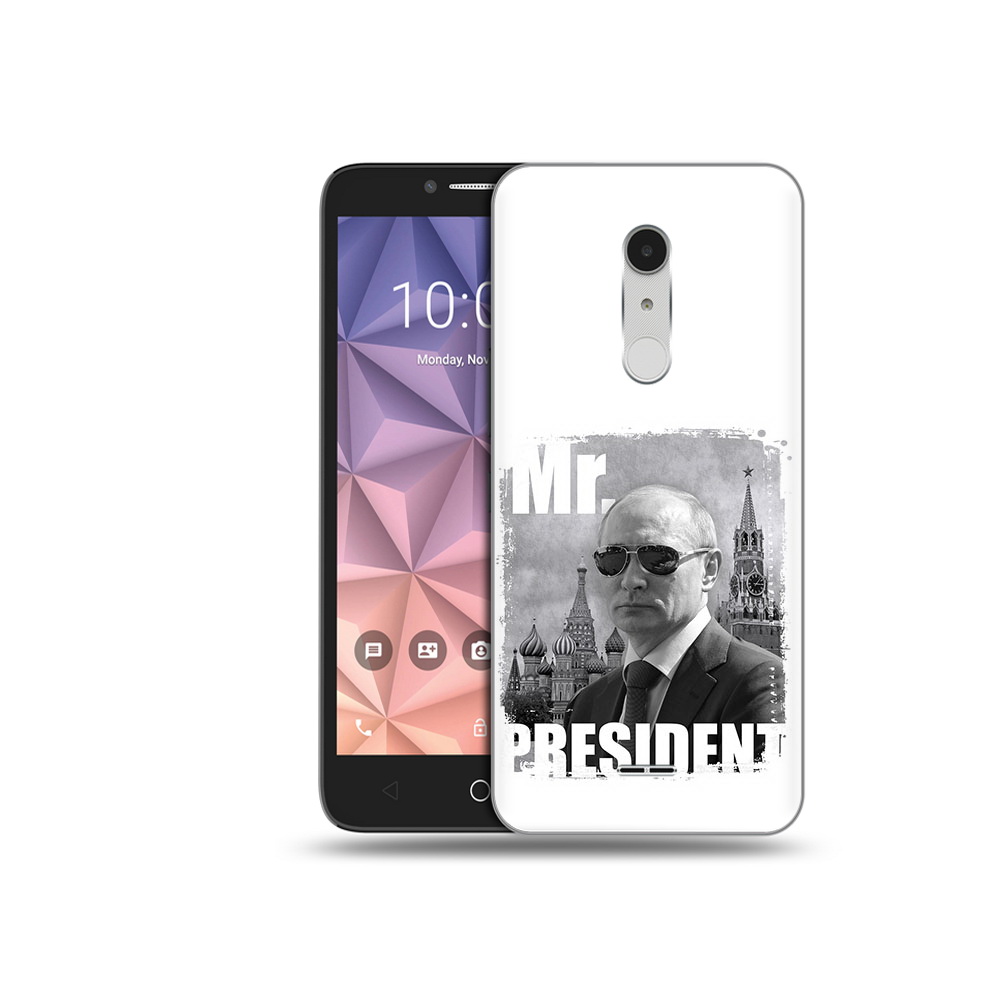 

Чехол MyPads Tocco для Alcatel A3 XL Путин, Прозрачный, Tocco