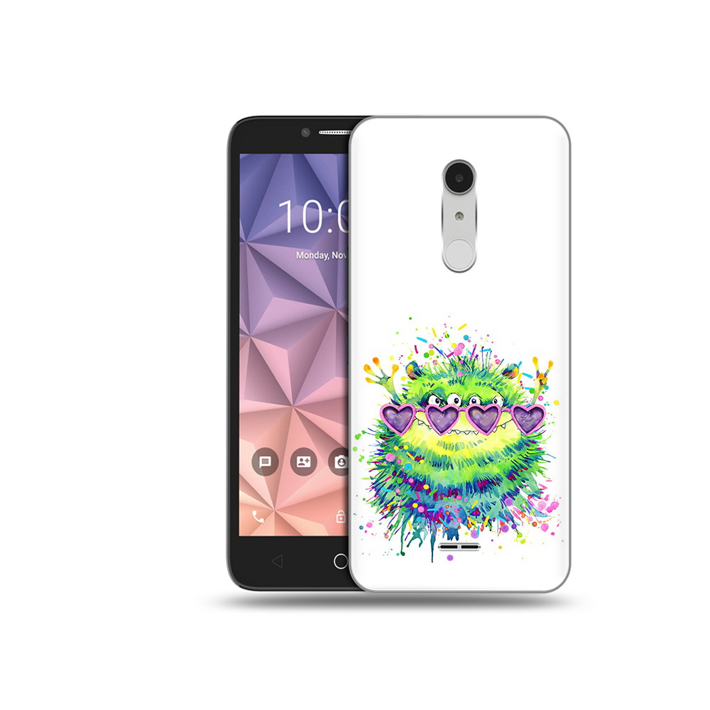 

Чехол MyPads Tocco для Alcatel A3 XL Пушистый персонаж, Прозрачный, Tocco