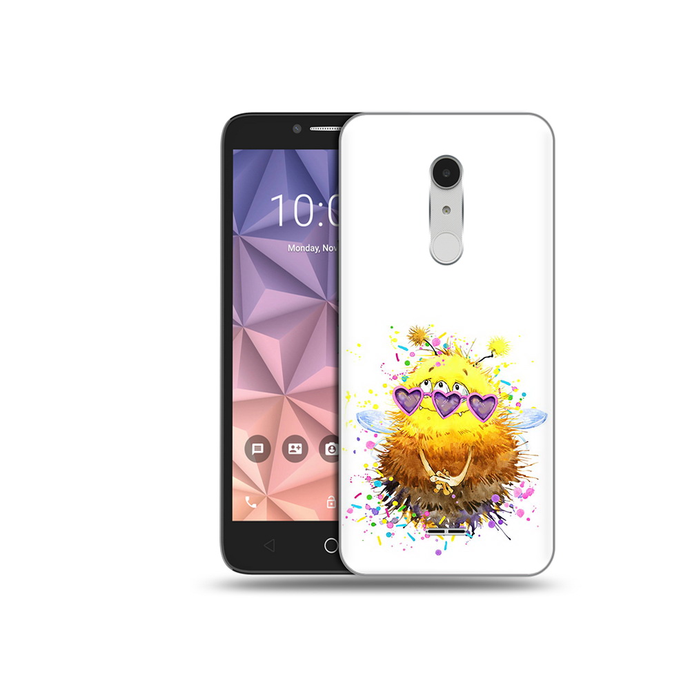 

Чехол MyPads Tocco для Alcatel A3 XL Пушитый шмель, Прозрачный, Tocco