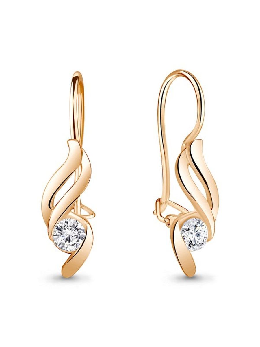 

Серьги из золота TEO MAORI 848953.1, фианит, 848953.1