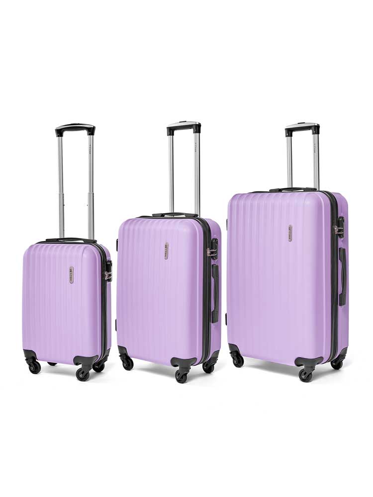 

Комплект чемоданов унисекс L'Case Krabi лиловый, S/M/L, Фиолетовый, Krabi_1